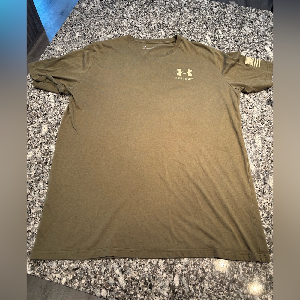 Under Armour Green Short Sleeve freedom olive green